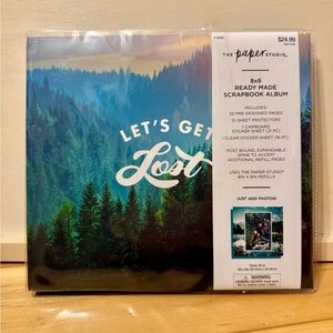 The Paper Studio Scrapbook Album - Let's Get Lost